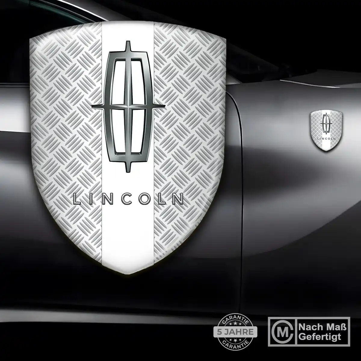 Lincoln Wappen Aufkleber Premium-Edition
