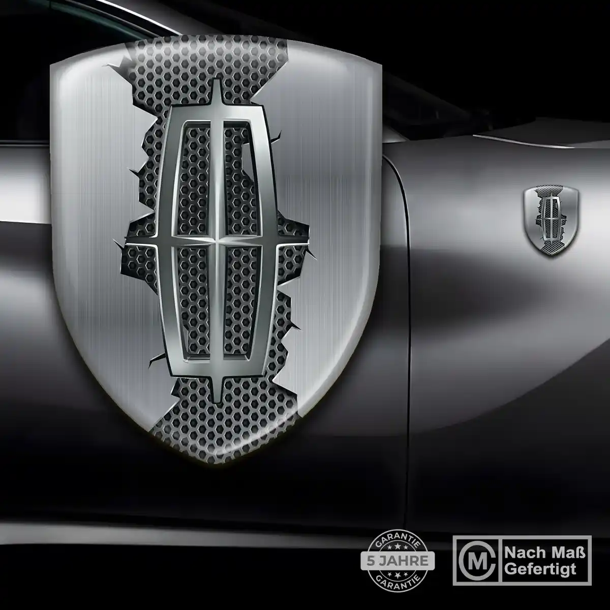 Lincoln Wappen Aufkleber Stilvolles Design