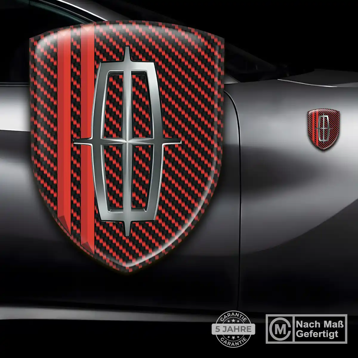 Lincoln Wappen Emblem Aufkleber Hohe Qualität