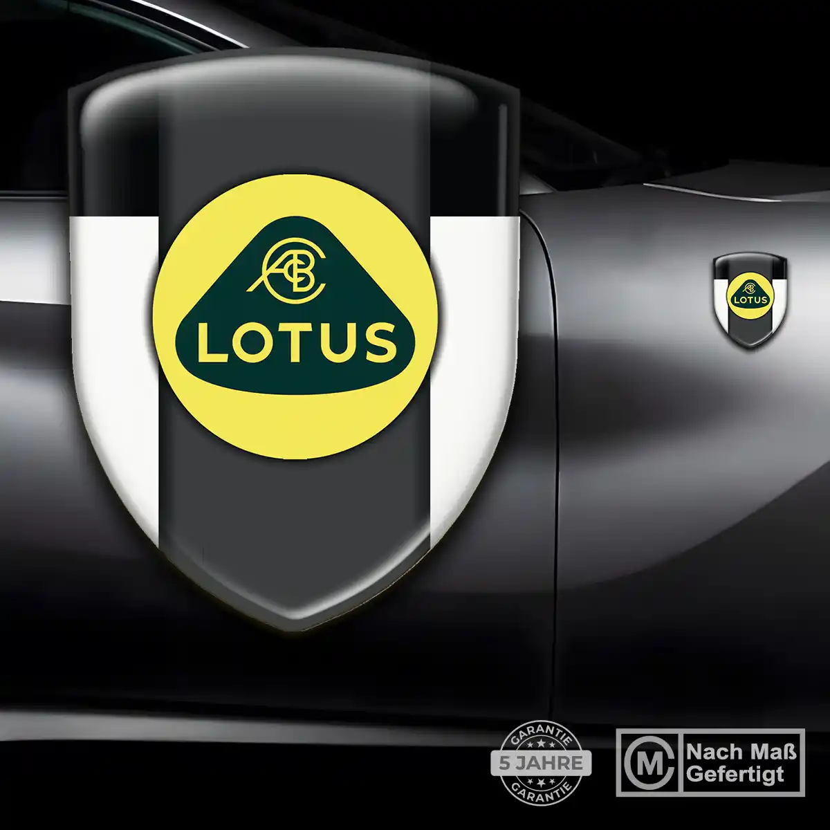 Lotus 3D Gel Aufkleber Ausdrucksstarkes Design