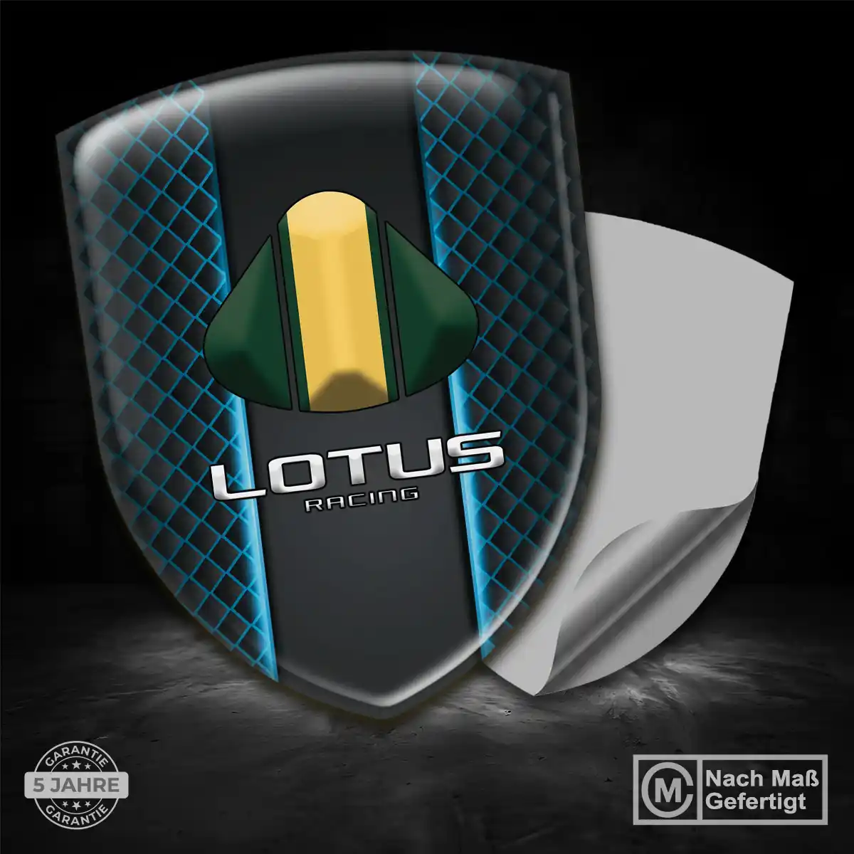 Lotus 3D Gel Aufkleber Auto Ausdrucksstarkes Design