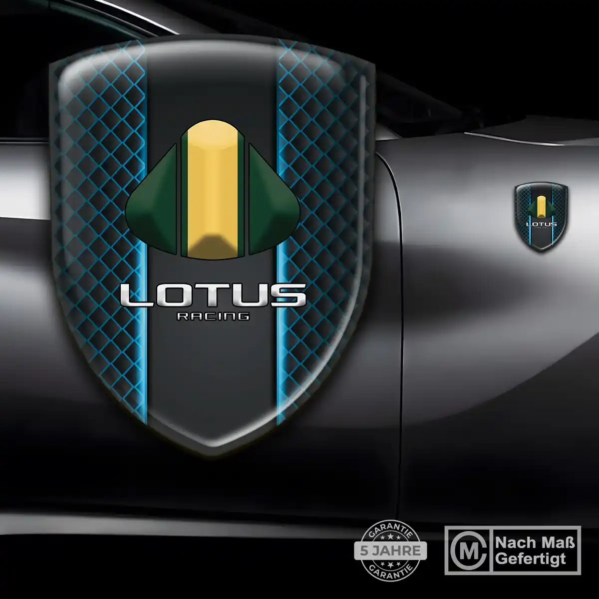 Lotus 3D Gel Aufkleber Auto Ausdrucksstarkes Design