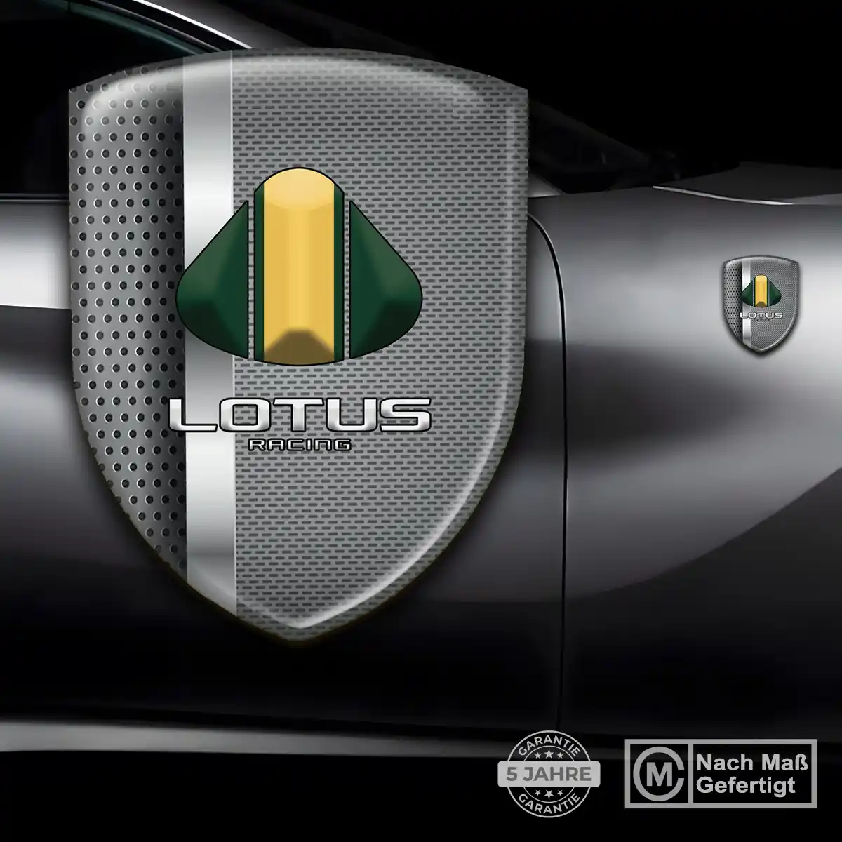 Lotus 3D Gel Aufkleber Auto Edles Design
