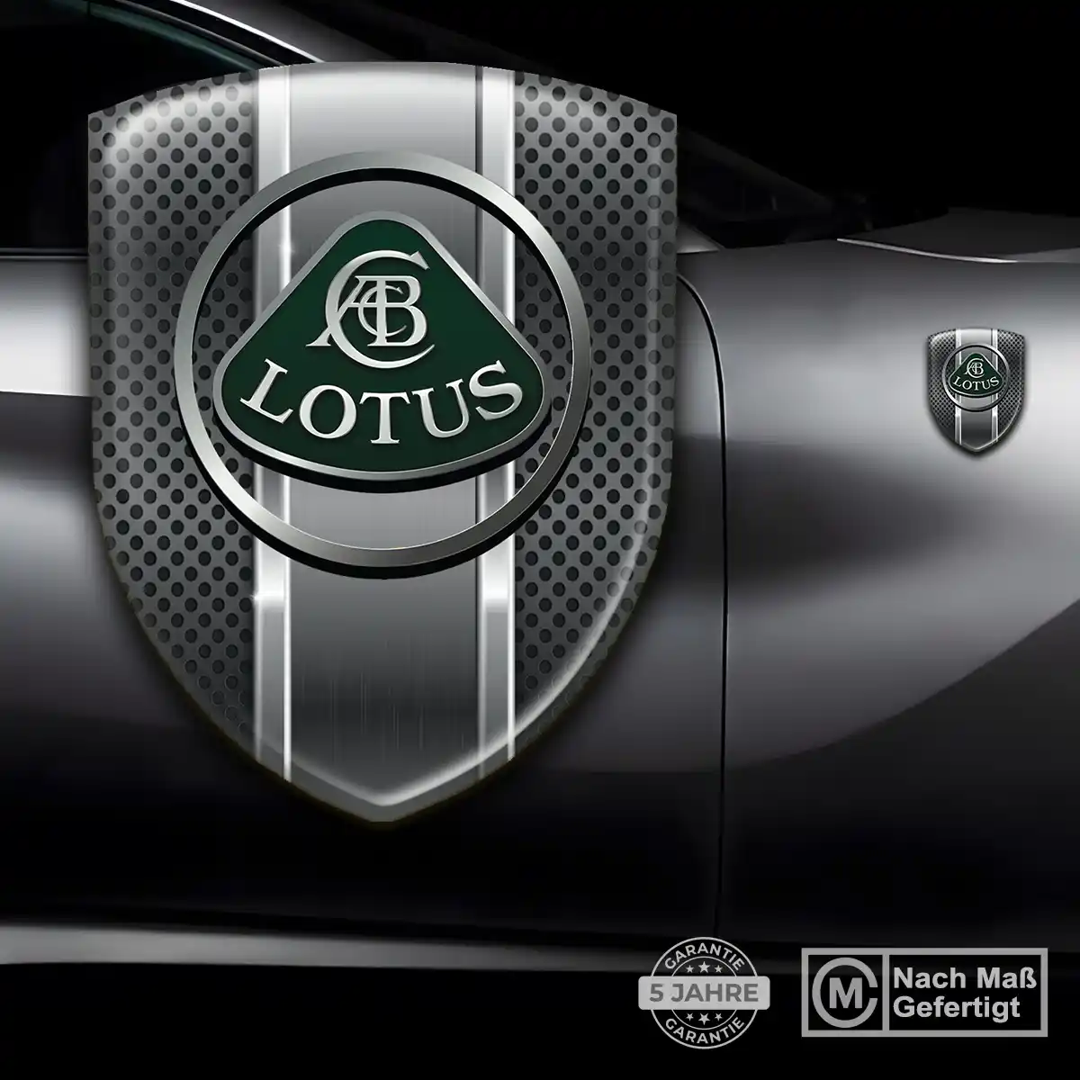 Lotus 3D Gel Aufkleber Auto Elegantes Design