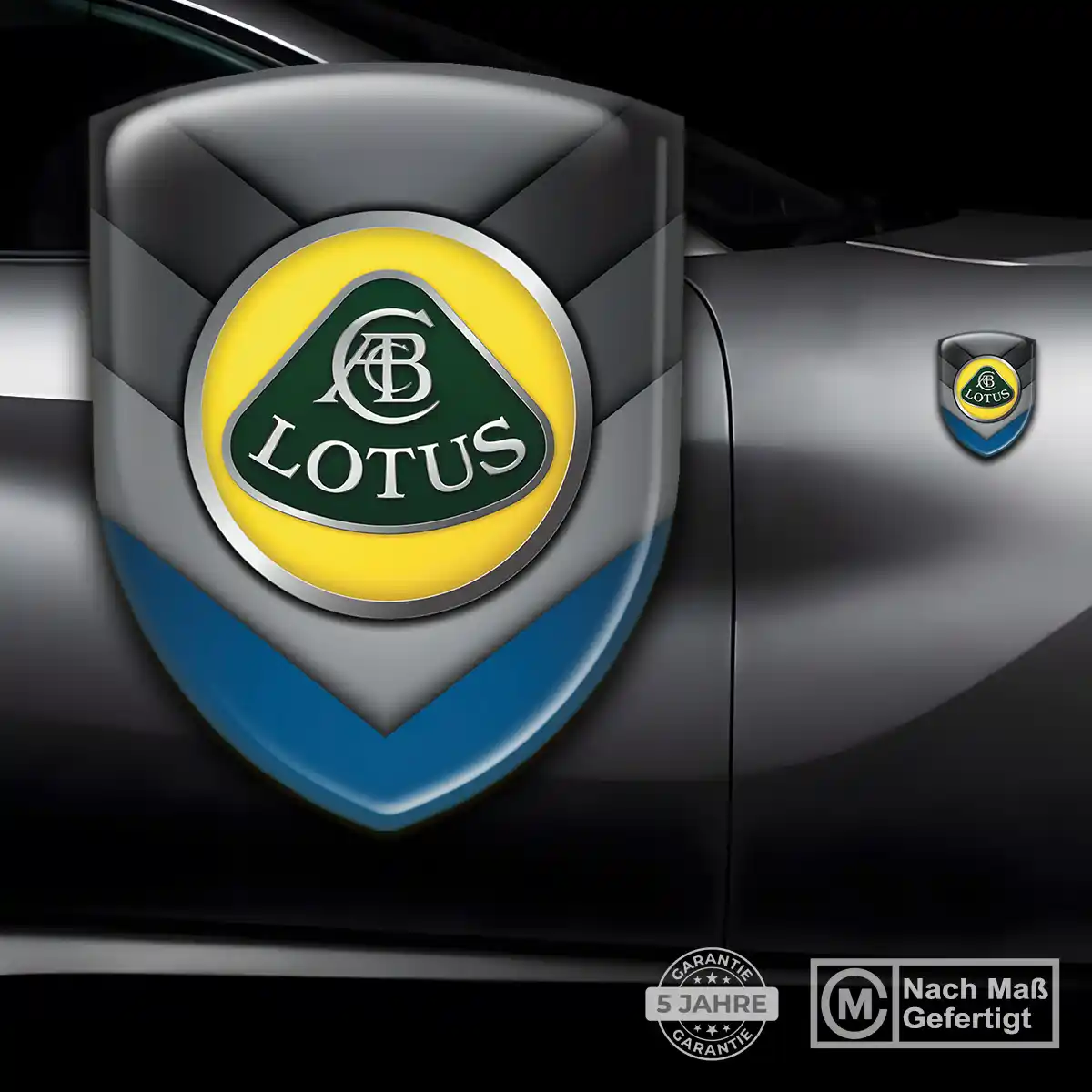 Lotus 3D Gel Aufkleber Auto Exterieurdesign