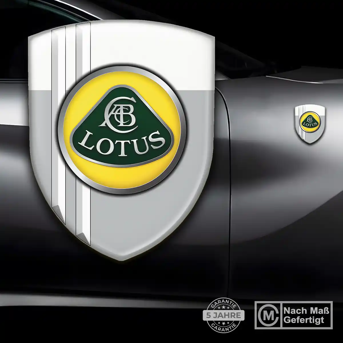 Lotus 3D Gel Aufkleber Auto Hochwertiges Harz
