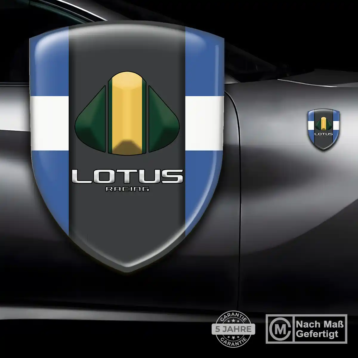 Lotus 3D Gel Aufkleber Auto Hohe Qualität