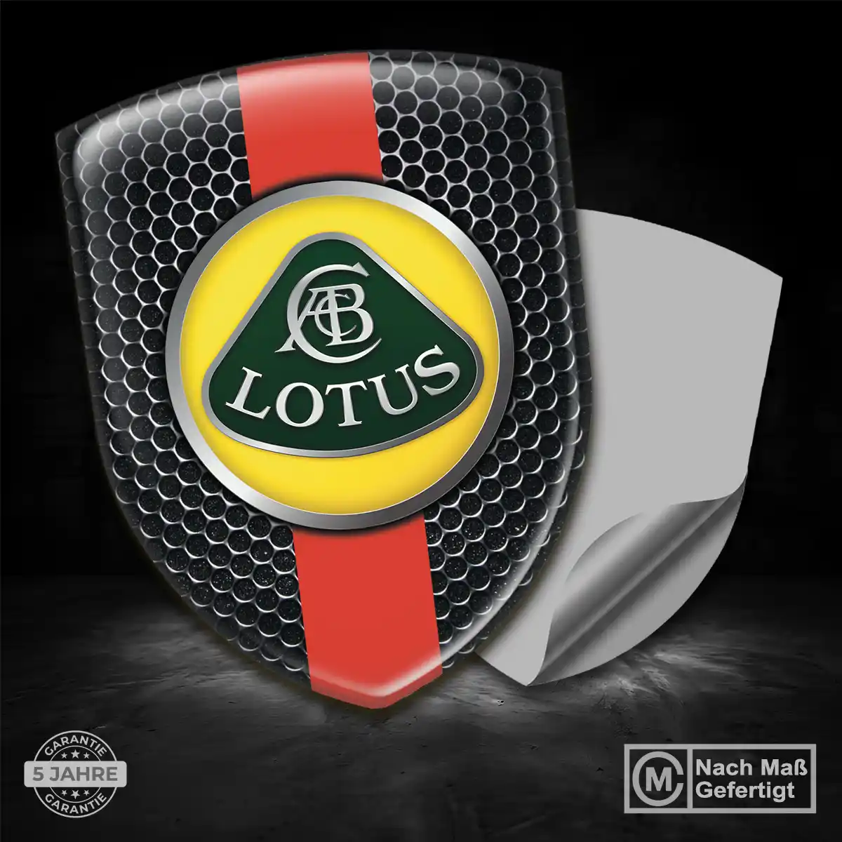 Lotus 3D Gel Aufkleber Auto Markenedition