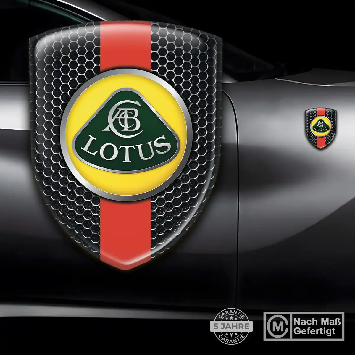Lotus 3D Gel Aufkleber Auto Markenedition