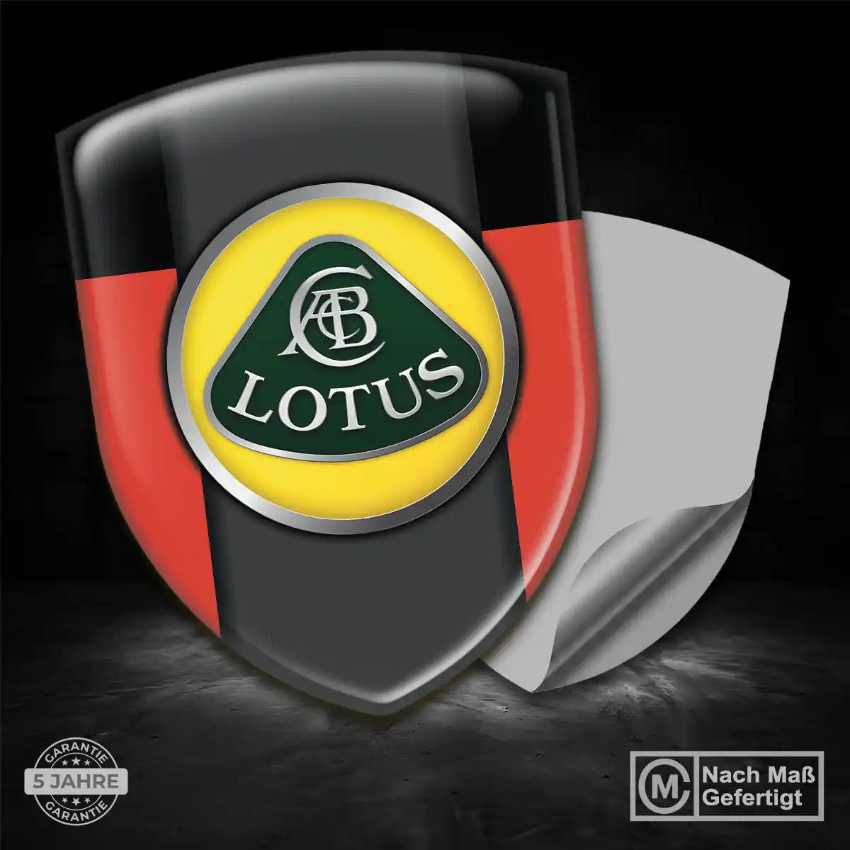 Lotus 3D Gel Aufkleber Auto Modernes Design
