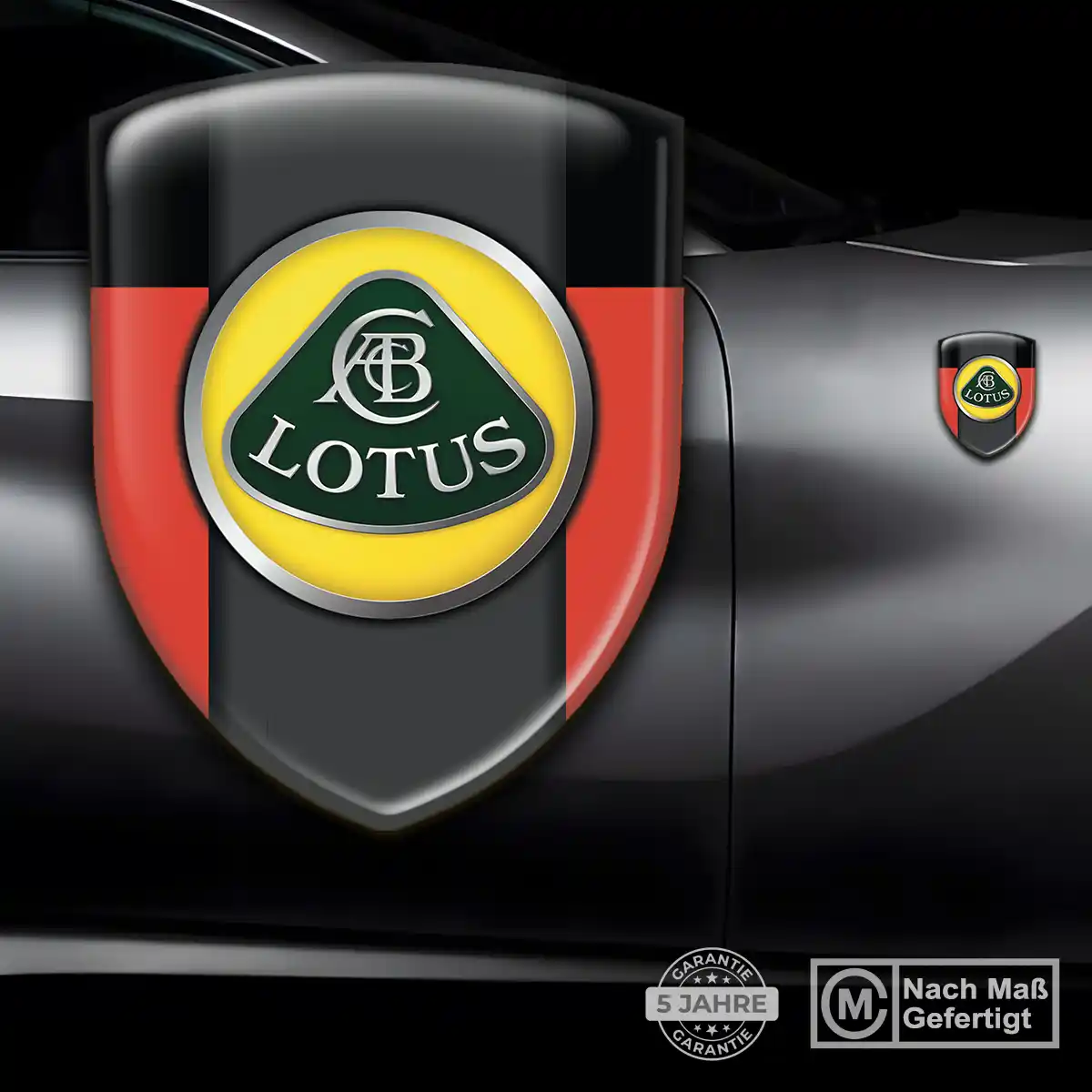 Lotus 3D Gel Aufkleber Auto Modernes Design