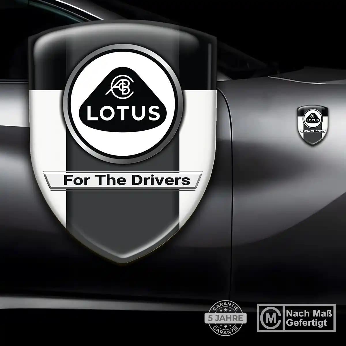 Lotus 3D Gel Aufkleber Auto Tuningfahrzeug