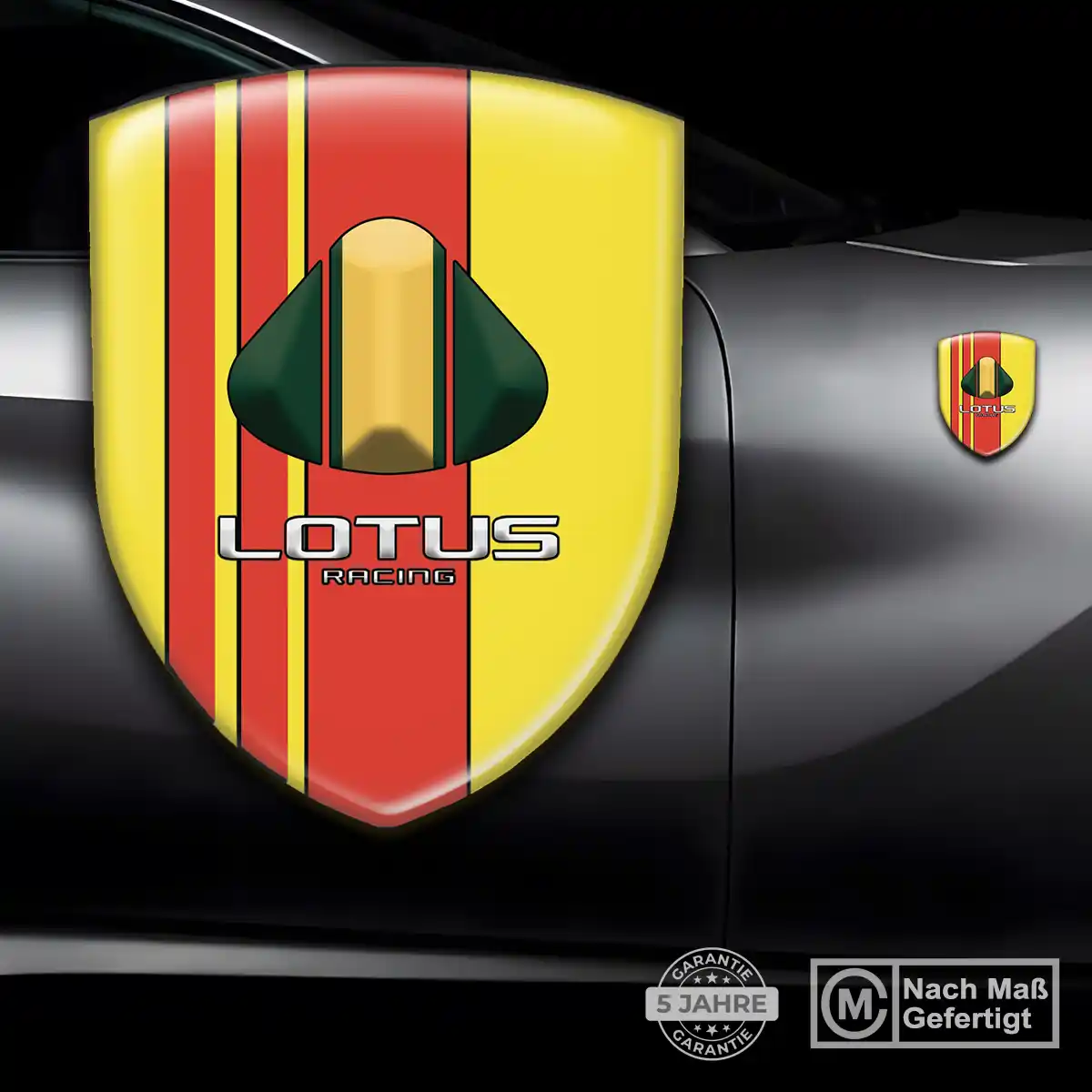 Lotus 3D Gel Aufkleber Edles Design