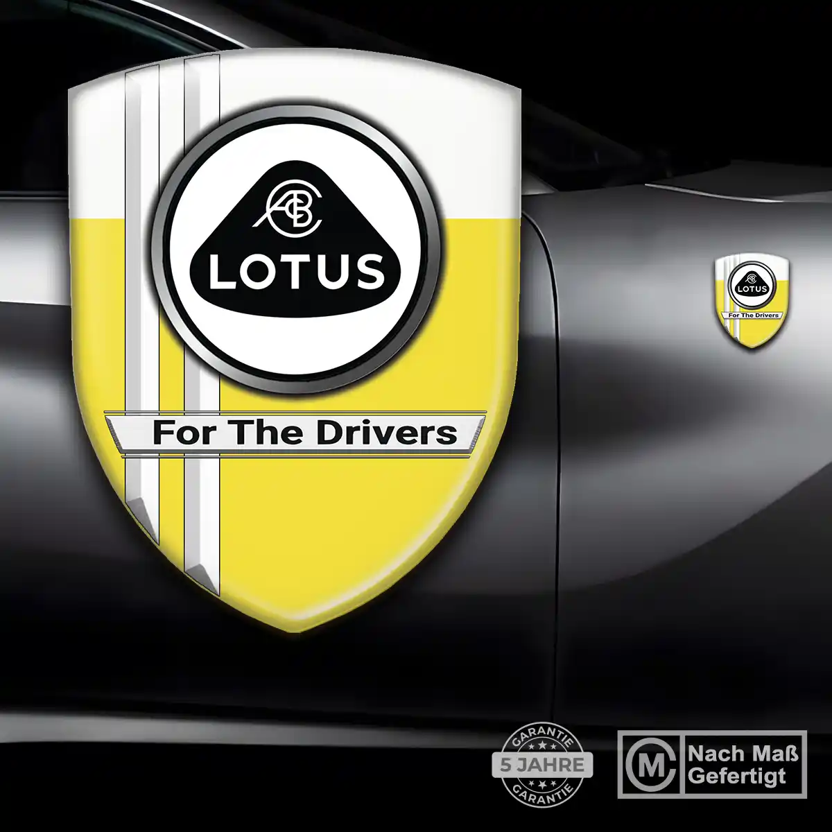Lotus 3D Gel Aufkleber Elegantes Design