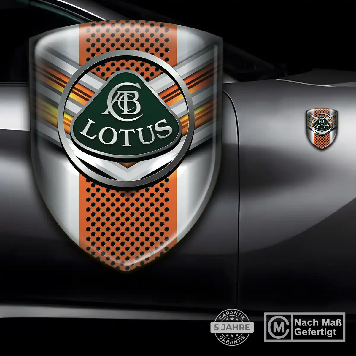 Lotus 3D Gel Aufkleber Emblem Anspruchsvolles Design