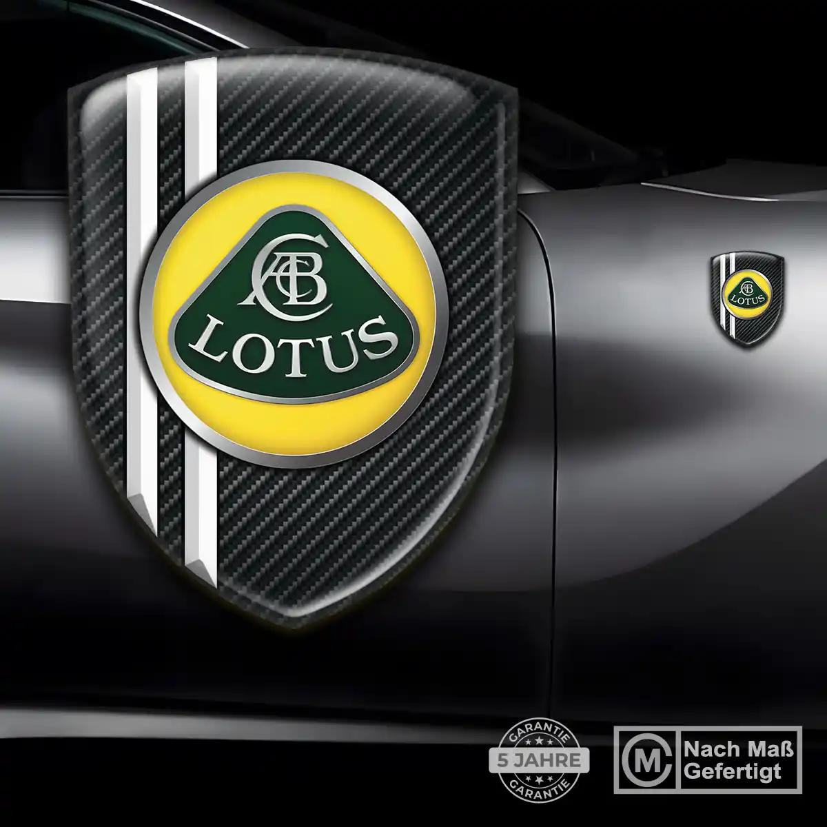 Lotus 3D Gel Aufkleber Emblem Auto Edles Design