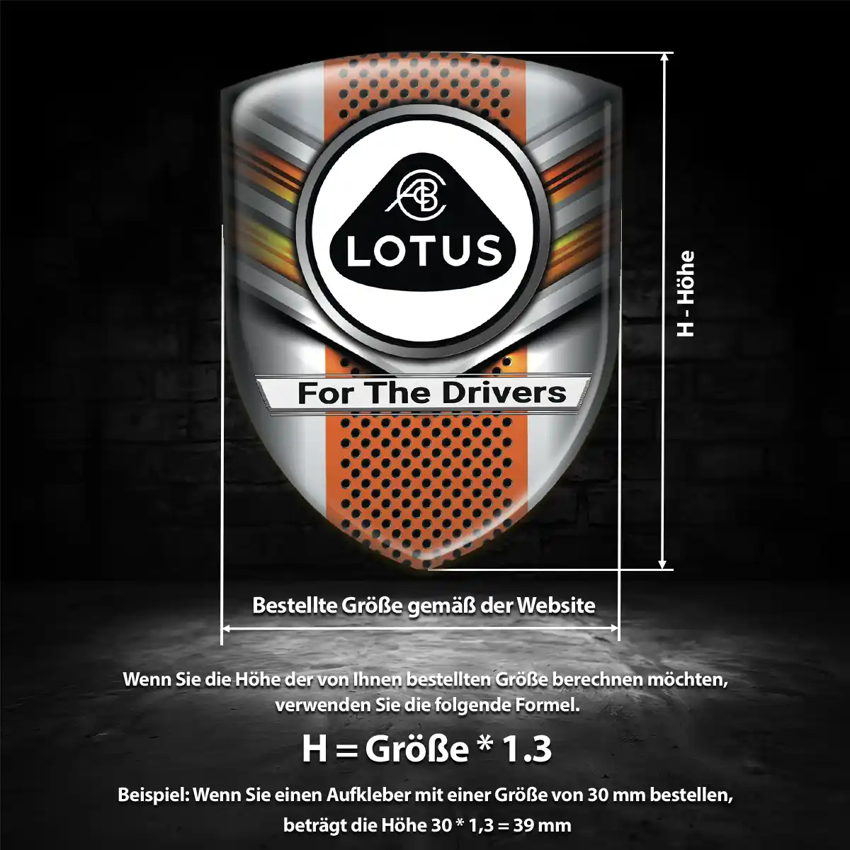 Lotus 3D Gel Aufkleber Emblem Auto Exterieurdesign
