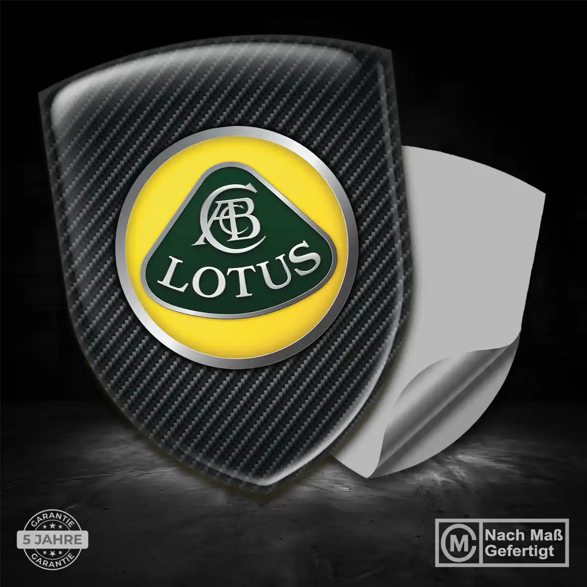 Lotus 3D Gel Aufkleber Emblem Auto Hochwertiges Harz