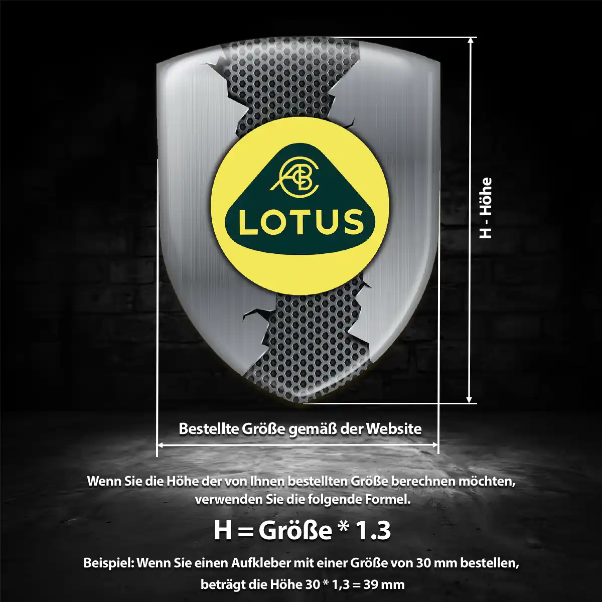 Lotus 3D Gel Aufkleber Emblem Auto Hohe Qualität
