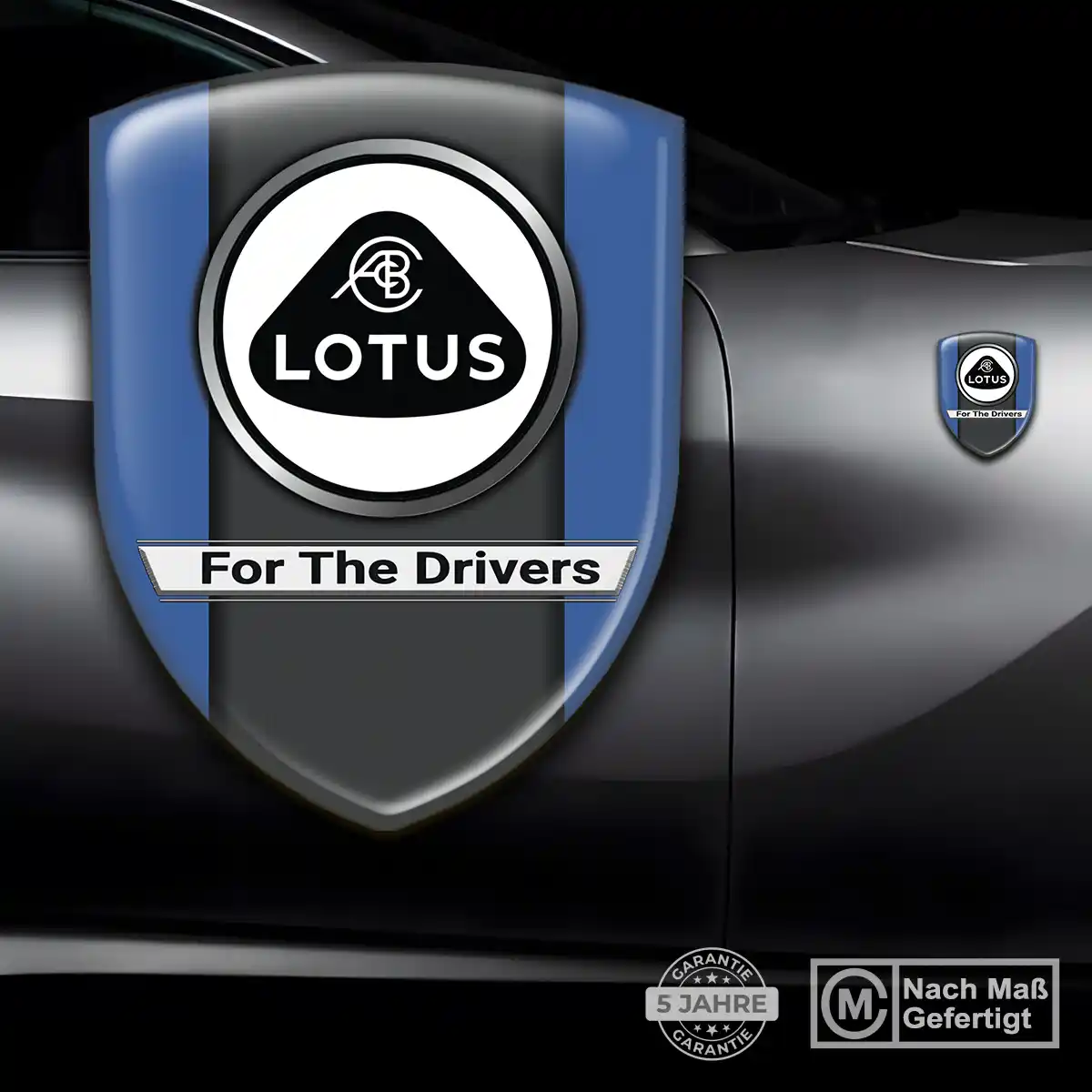Lotus 3D Gel Aufkleber Emblem Auto Premium-Edition