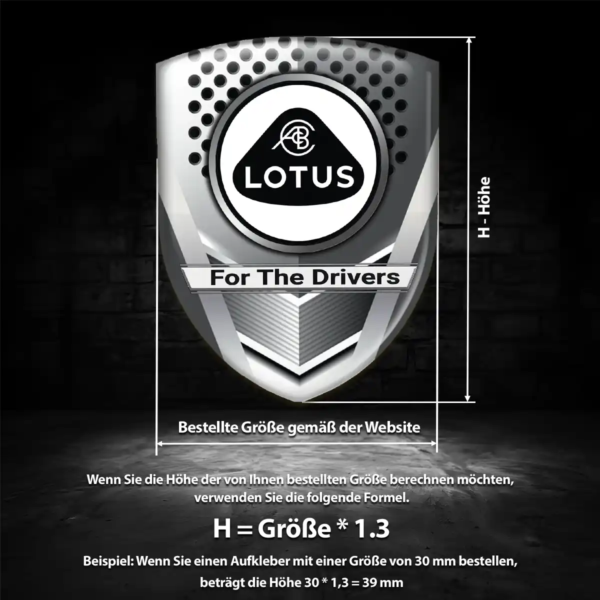 Lotus 3D Gel Aufkleber Emblem Auto Stilvolles Design