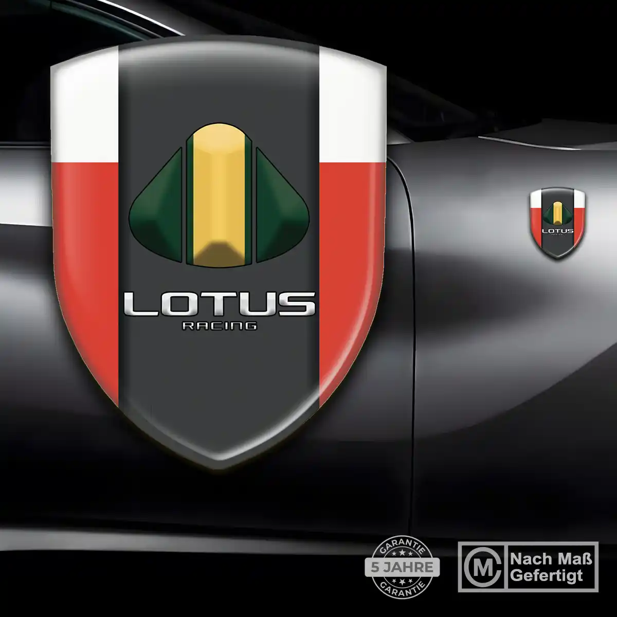 Lotus 3D Gel Aufkleber Emblem Edles Design