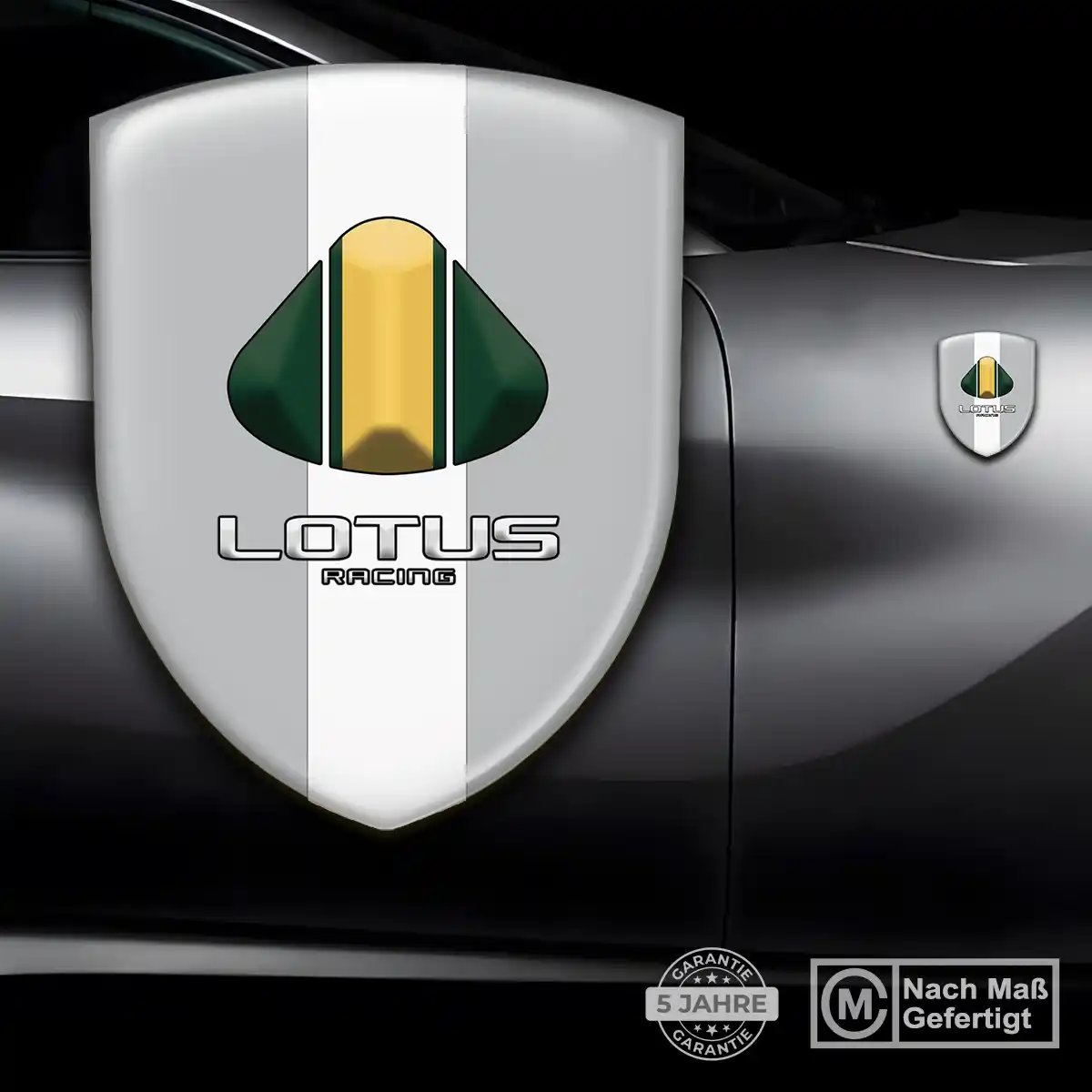 Lotus 3D Gel Aufkleber Emblem Elegantes Design