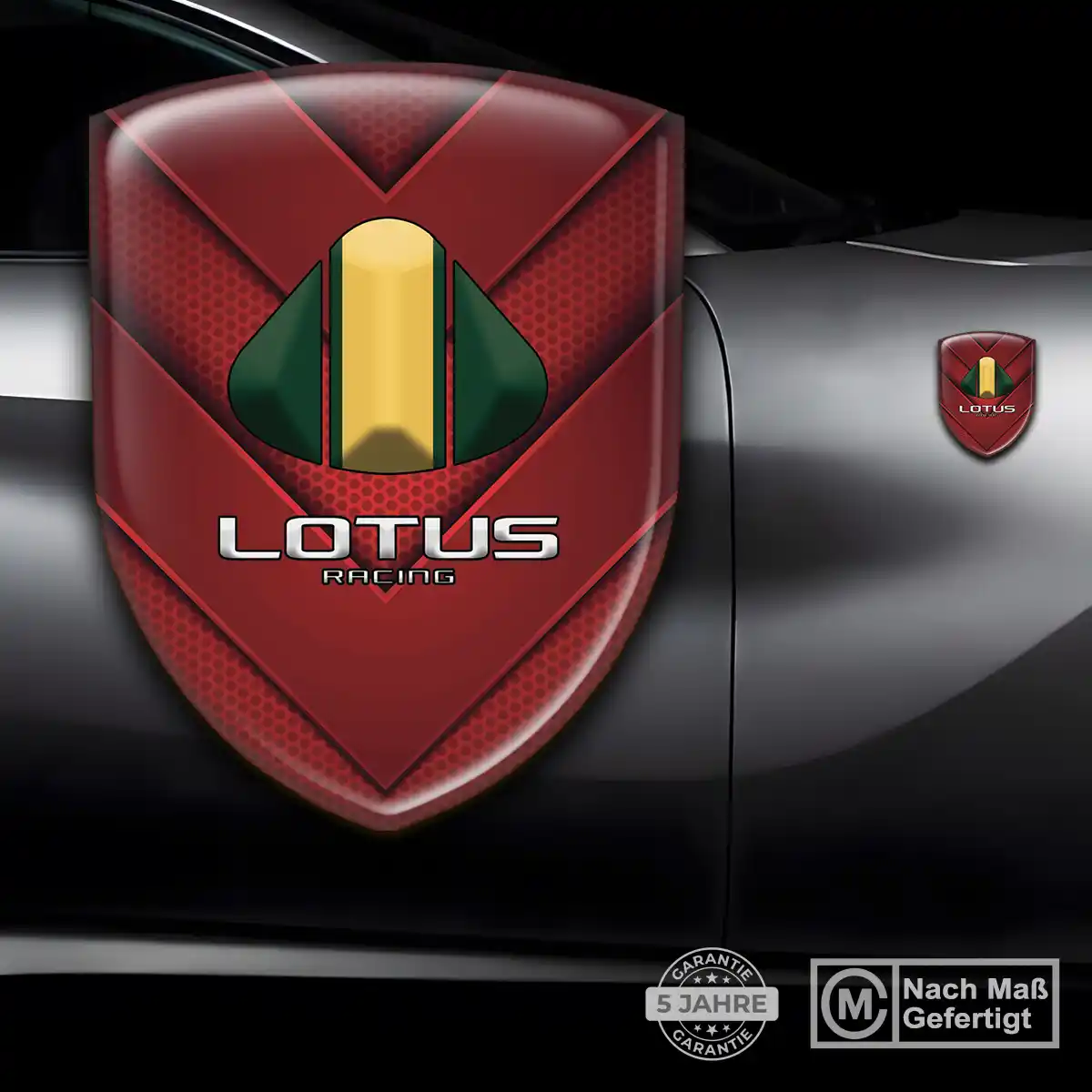 Lotus 3D Gel Aufkleber Emblem Hochwertiges Harz