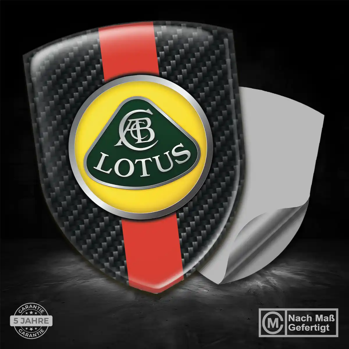 Lotus 3D Gel Aufkleber Emblem Interieurdesign