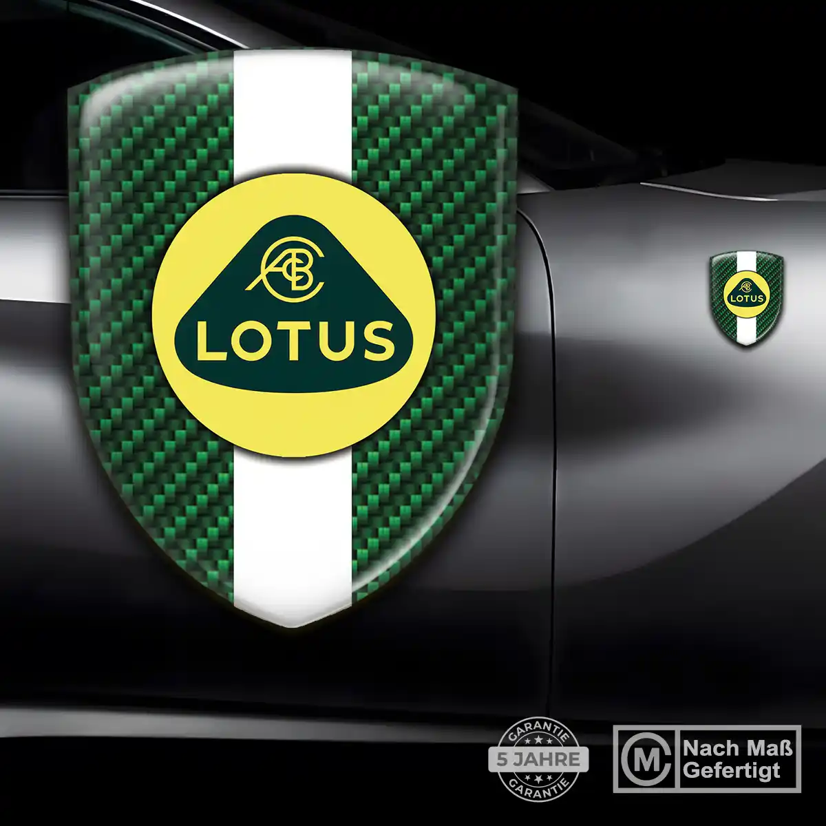 Lotus 3D Gel Aufkleber Emblem Modernes Design