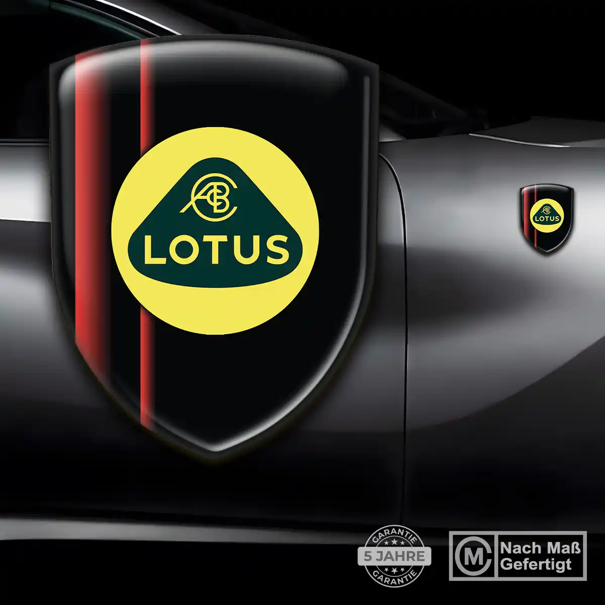 Lotus 3D Gel Aufkleber Emblem Premiumqualität