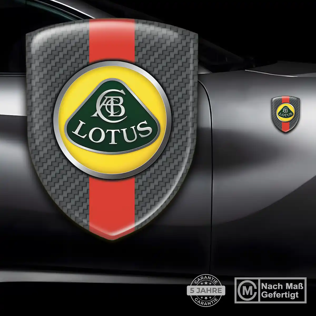 Lotus 3D Gel Aufkleber Emblem Stilvolles Design