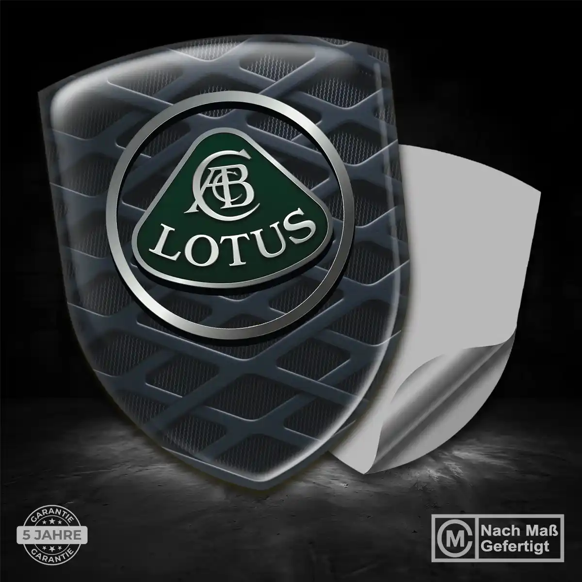 Lotus 3D Gel Aufkleber Embleme Ausdrucksstarkes Design