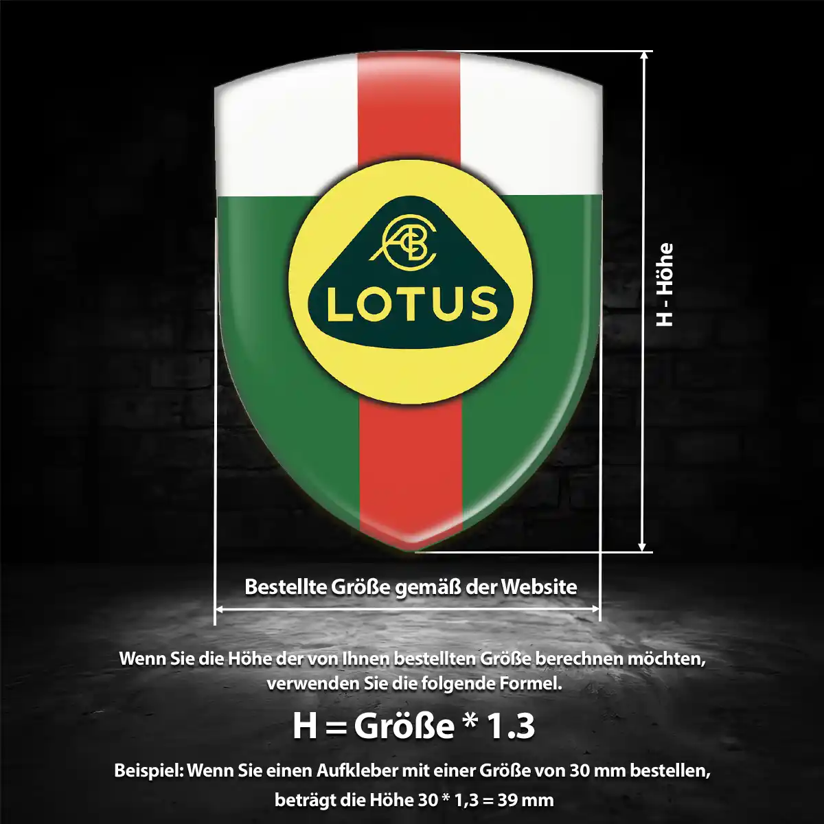 Lotus 3D Gel Aufkleber Embleme Auto Elegantes Design