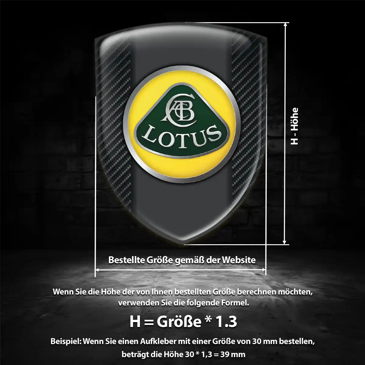 Lotus 3D Gel Aufkleber Embleme Auto Luxus-Edition