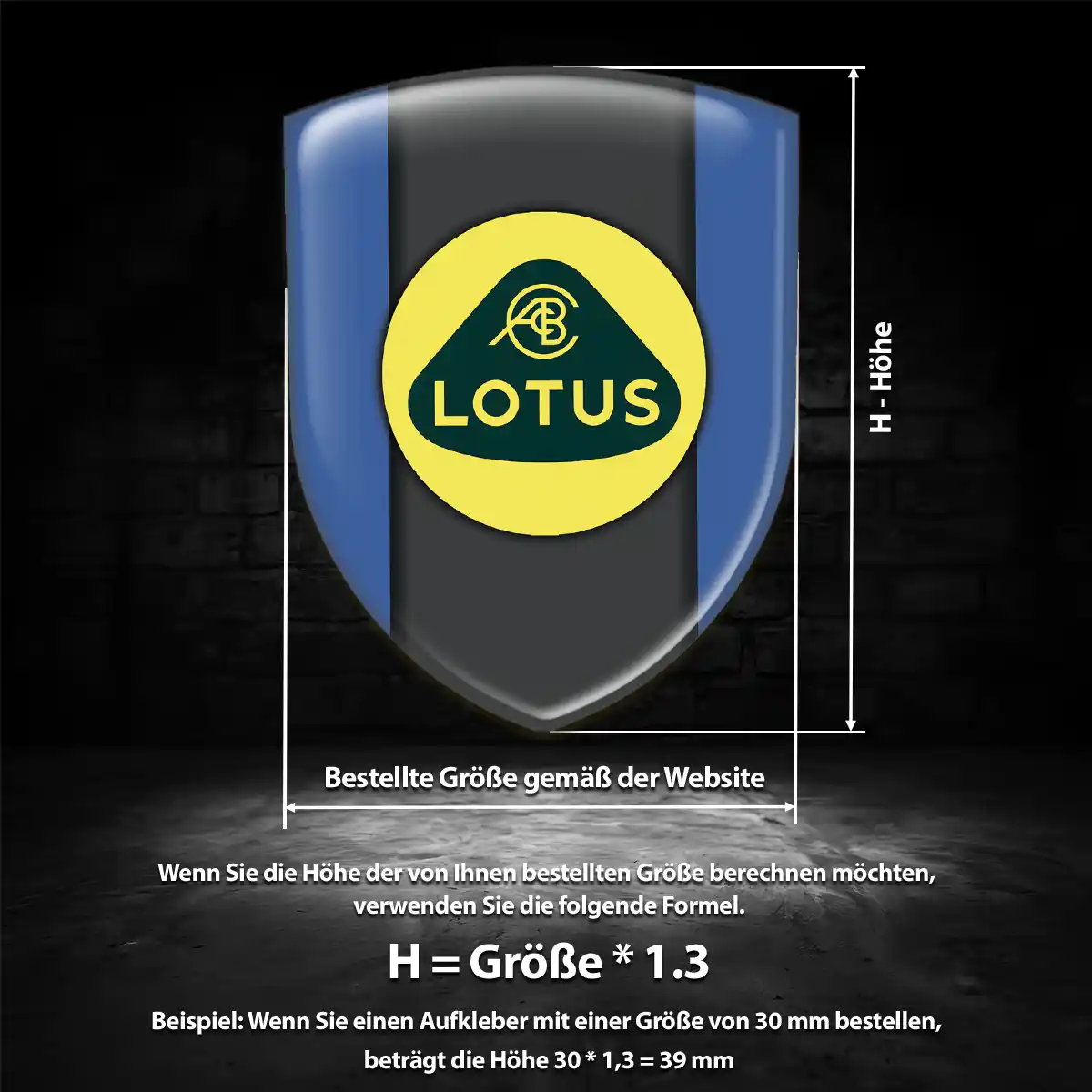 Lotus 3D Gel Aufkleber Embleme Auto Modernes Design
