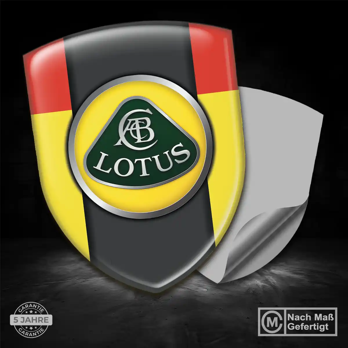 Lotus 3D Gel Aufkleber Embleme Auto Premium-Edition
