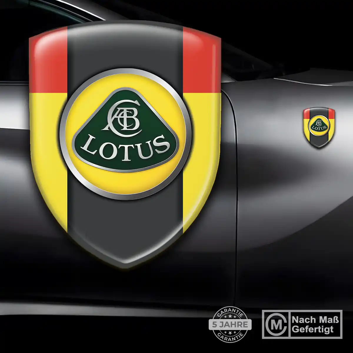 Lotus 3D Gel Aufkleber Embleme Auto Premium-Edition