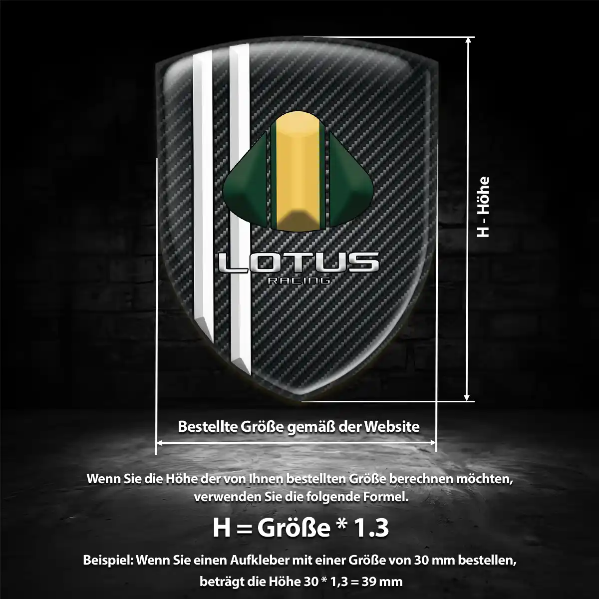 Lotus 3D Gel Aufkleber Embleme Auto Premiumqualität