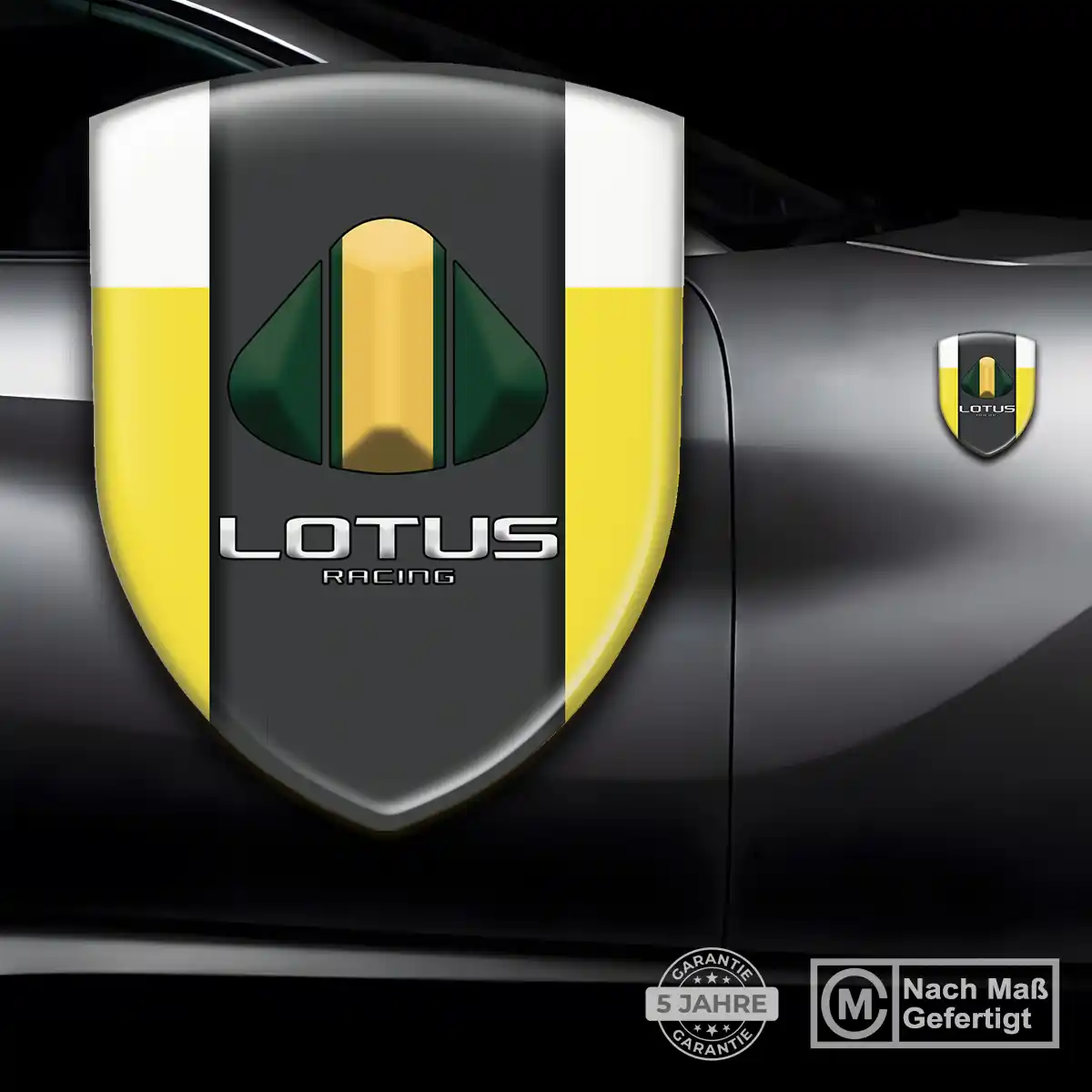 Lotus 3D Gel Aufkleber Embleme Elegantes Design