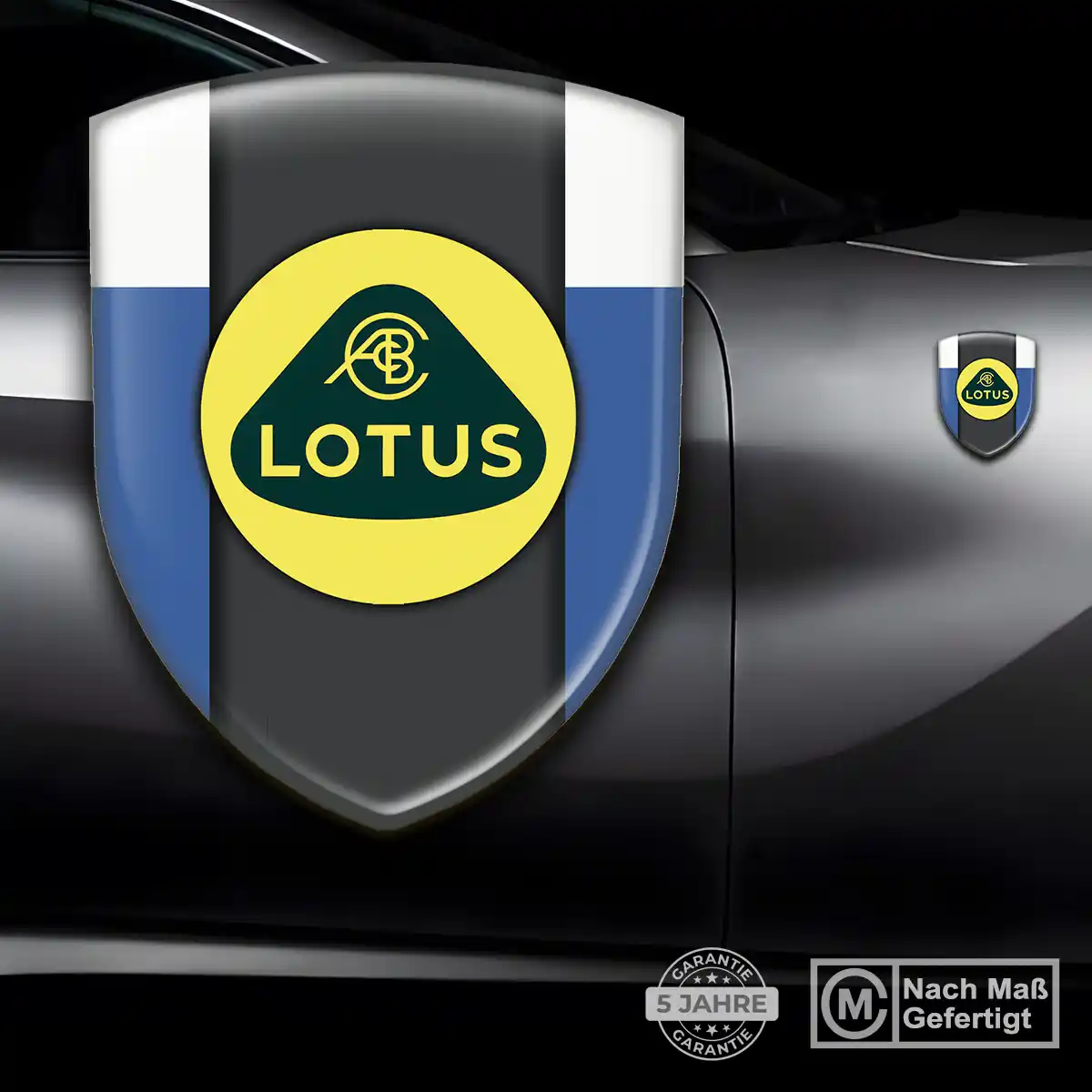 Lotus 3D Gel Aufkleber Embleme Hochwertiges Harz