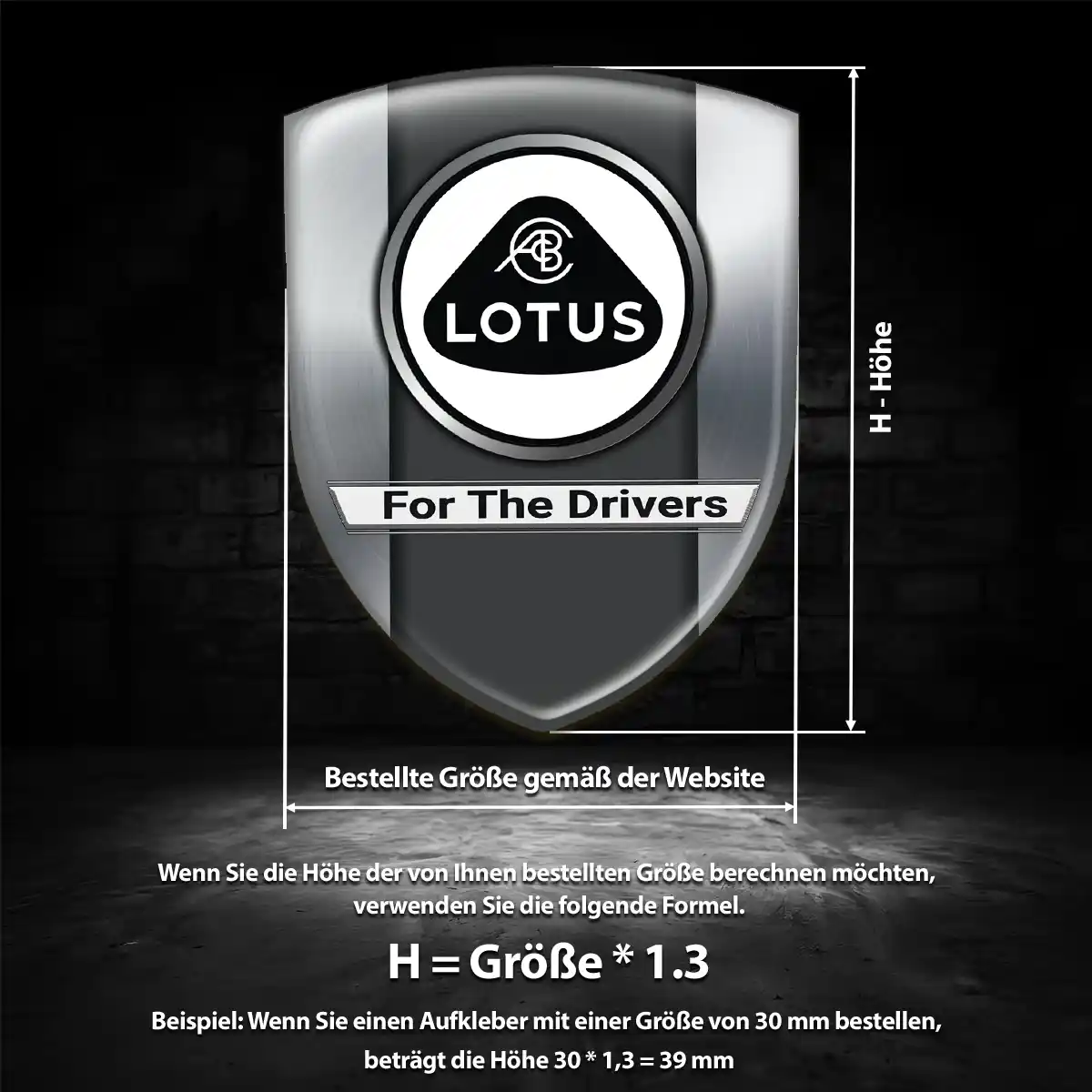Lotus 3D Gel Aufkleber Embleme Luxus-Edition