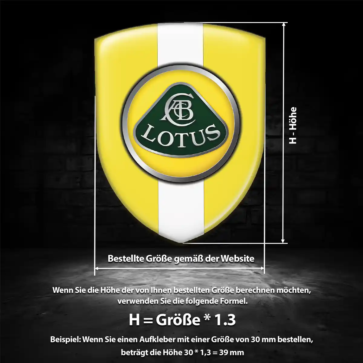 Lotus 3D Gel Aufkleber Embleme Markenedition
