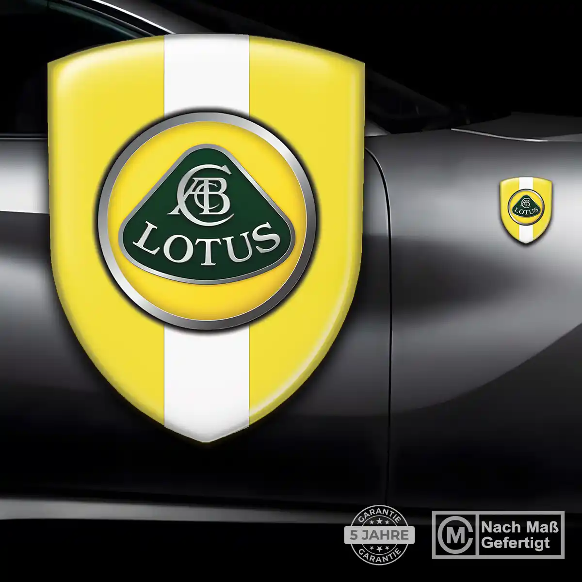 Lotus 3D Gel Aufkleber Embleme Markenedition