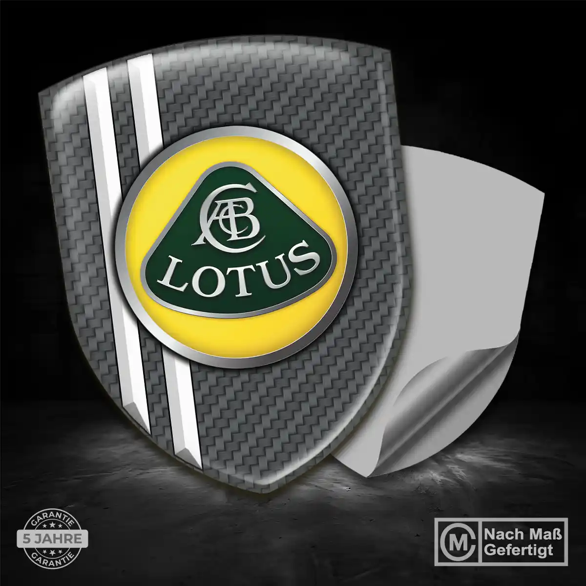 Lotus 3D Gel Aufkleber Embleme Modernes Design