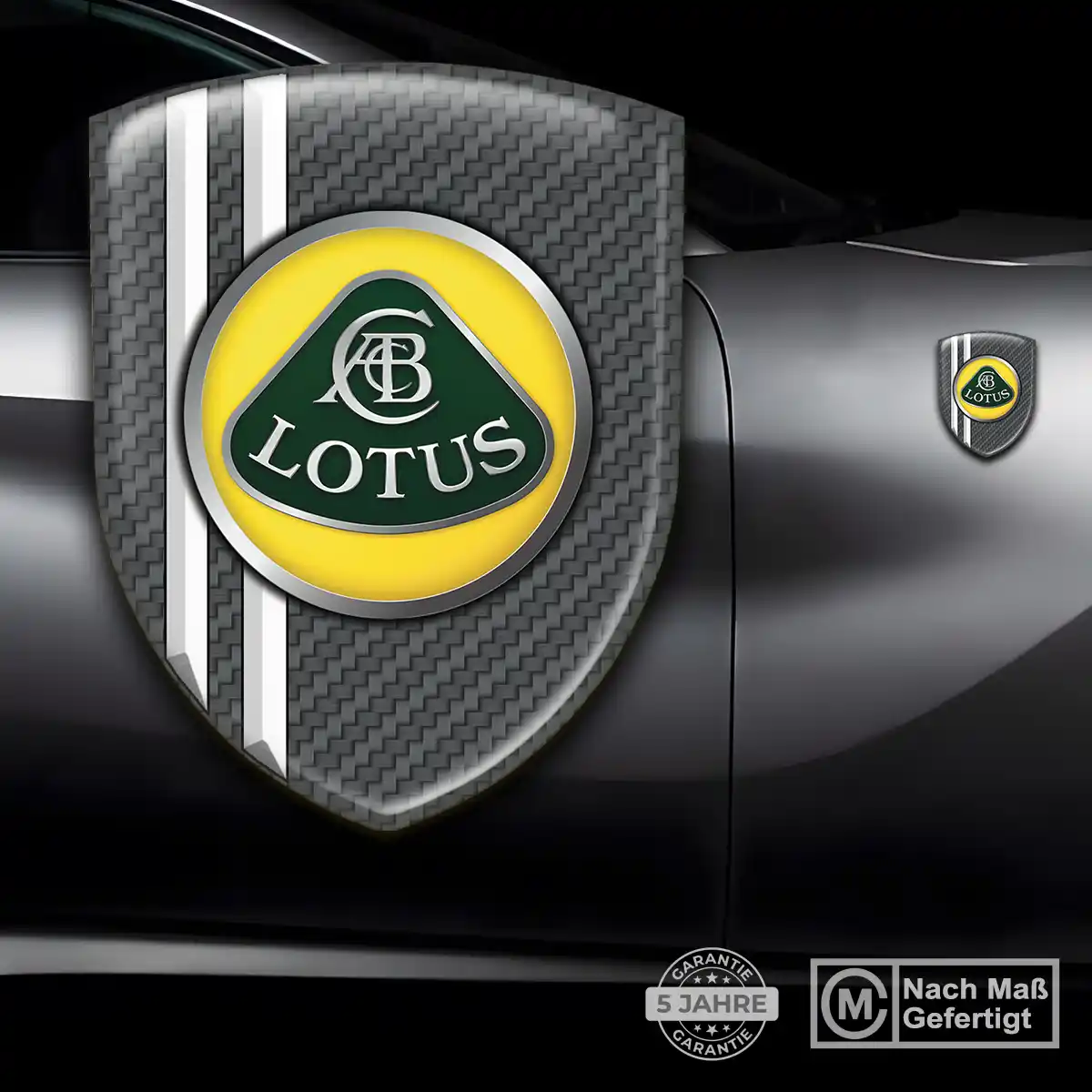 Lotus 3D Gel Aufkleber Embleme Modernes Design