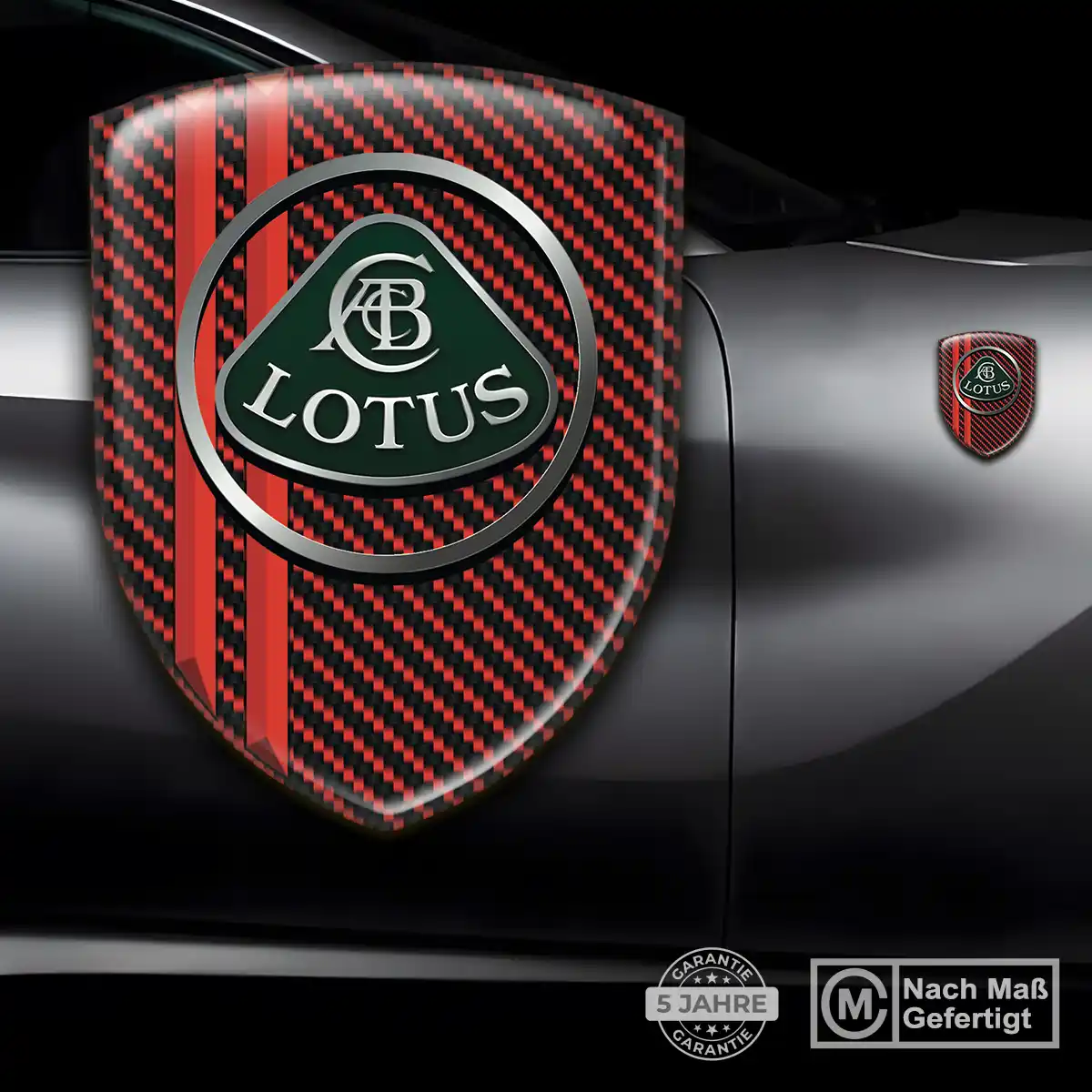 Lotus 3D Gel Aufkleber Embleme Premiumqualität