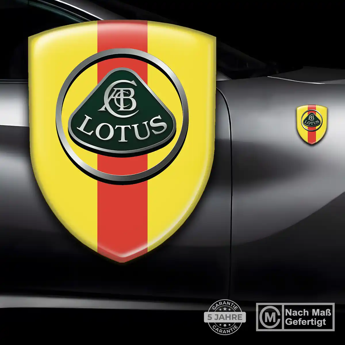 Lotus 3D Gel Aufkleber Erstklassige Qualität