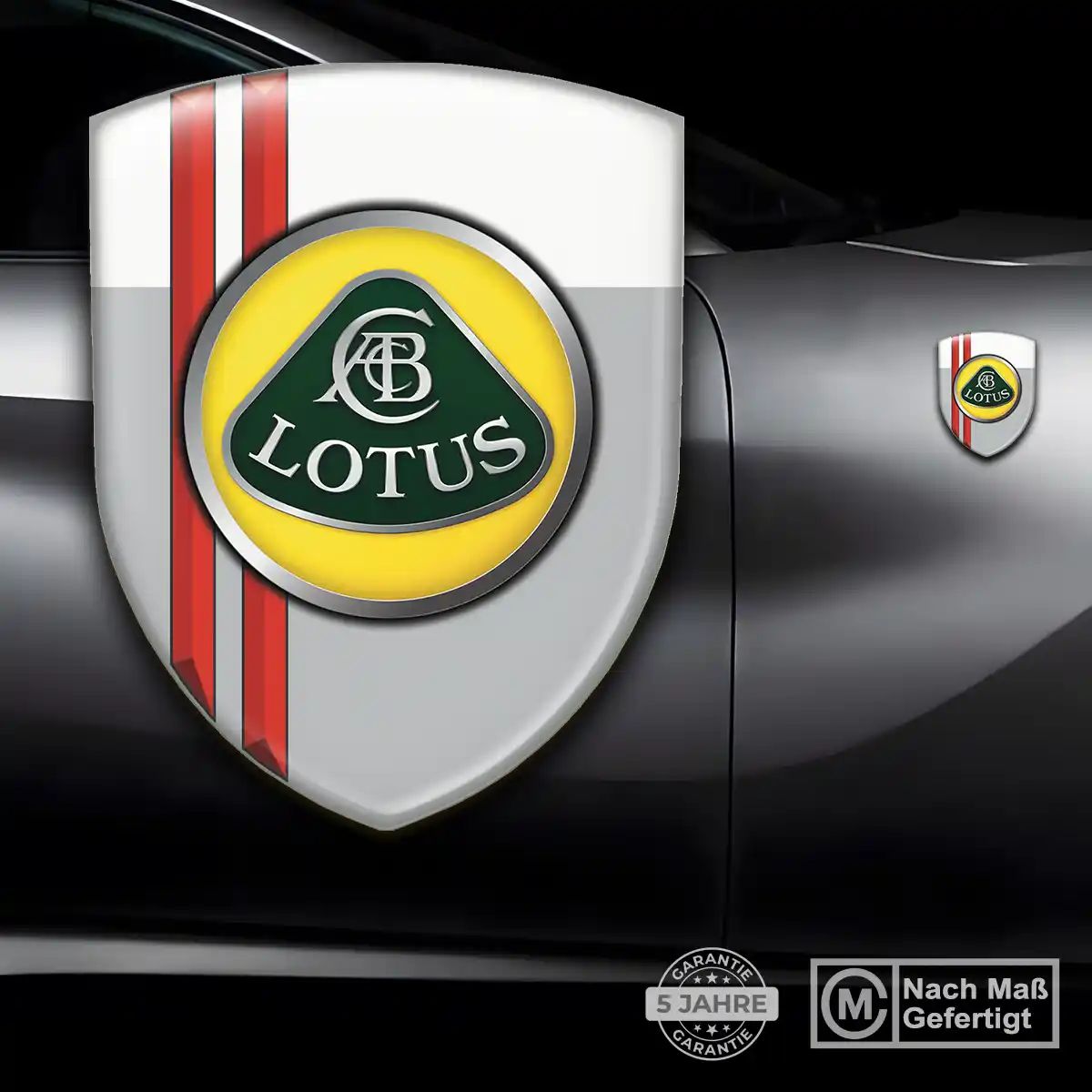 Lotus 3D Gel Aufkleber Hochwertiges Harz