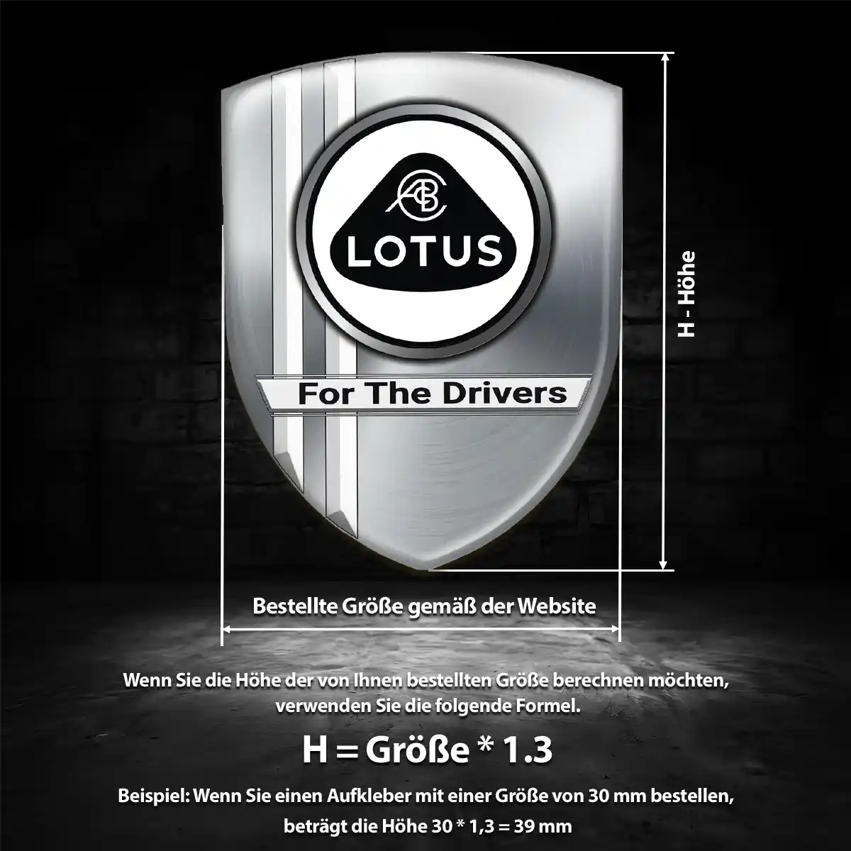 Lotus 3D Gel Aufkleber Interieurdesign